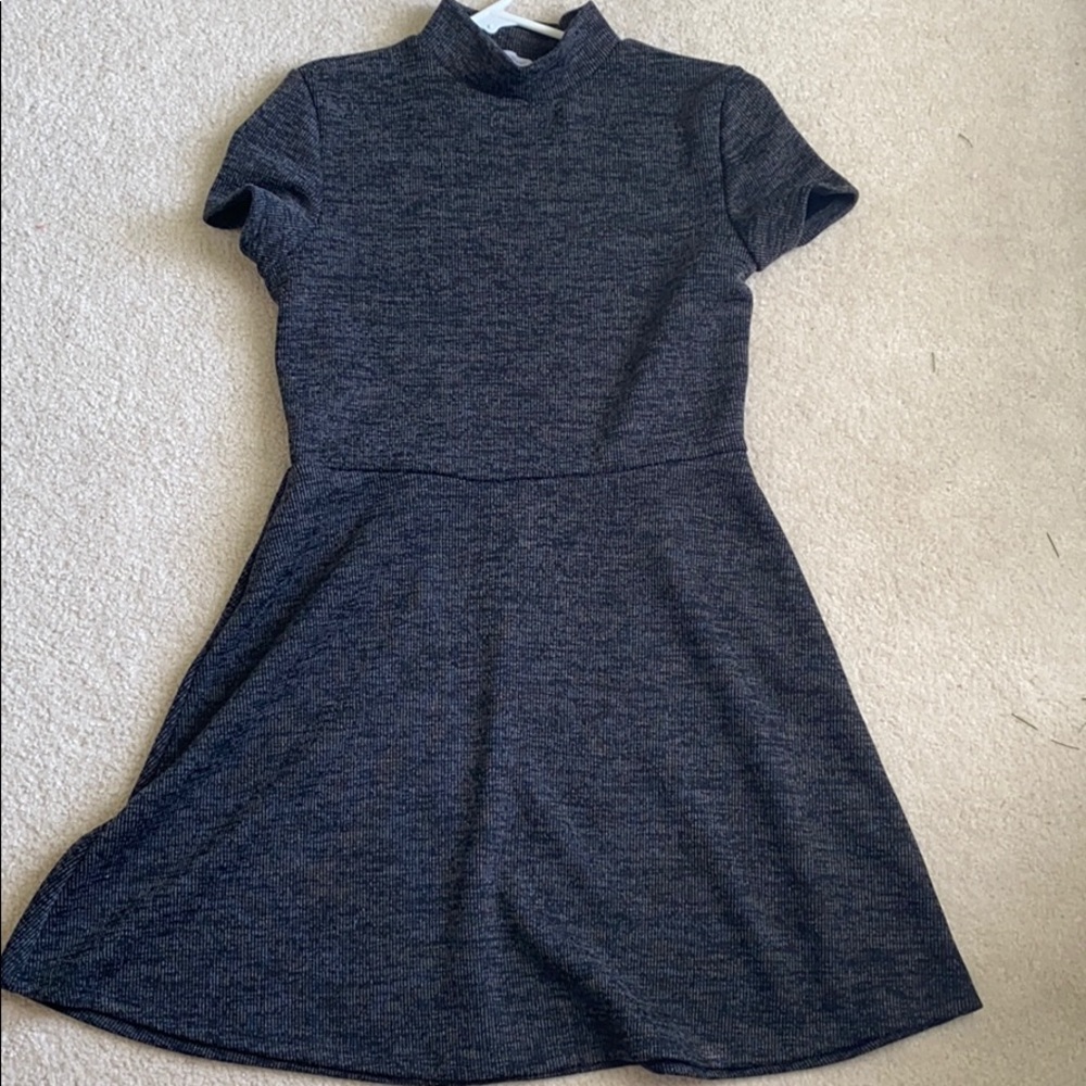 NWOT: Dark grey A line dress